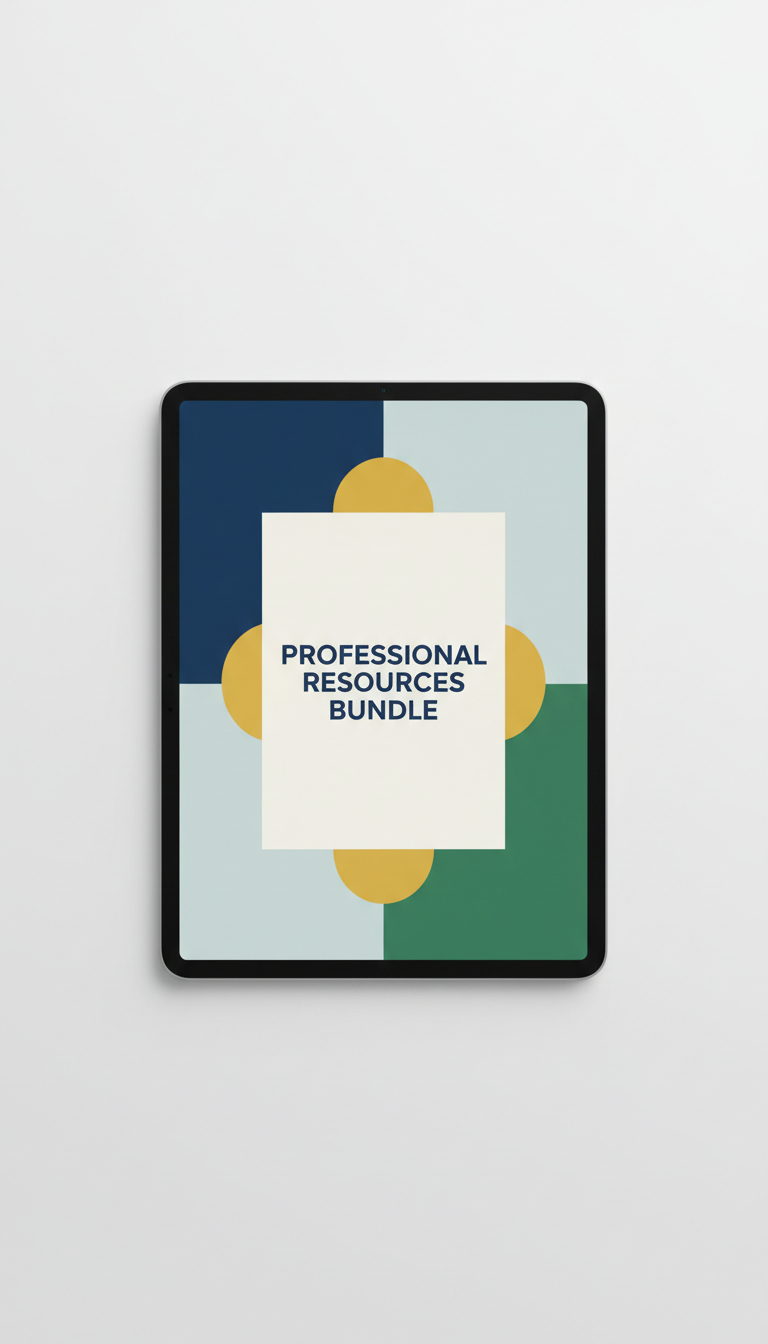 Professional Resources PDF Bundle